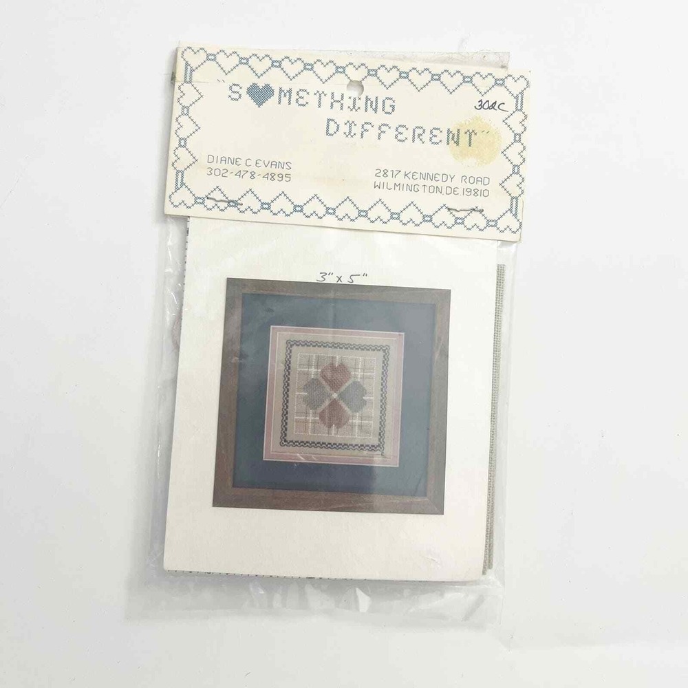 Tiny Hearts, Something‎ Different, Diane C. Evans, complete kit, 1989